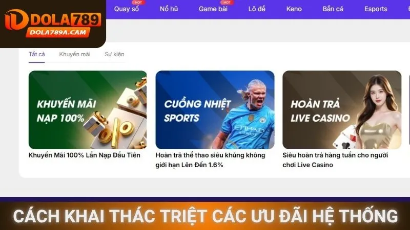 Cách khai thác triệt các ưu đãi hệ thống