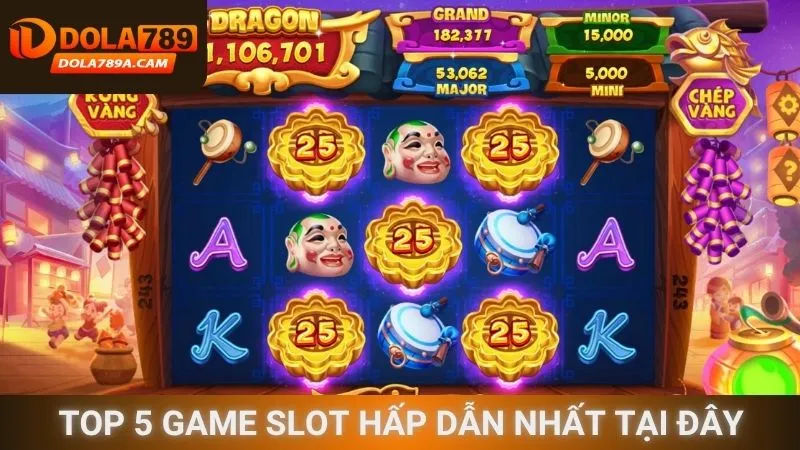 Top 5 game slot hấp dẫn nhất tại đây