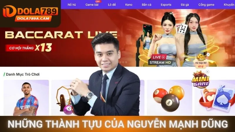 Những thành tựu và đóng góp của Nguyễn Mạnh Dũng