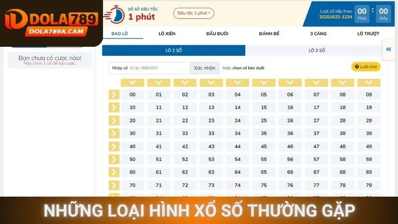Những loại hình xổ số thường gặp